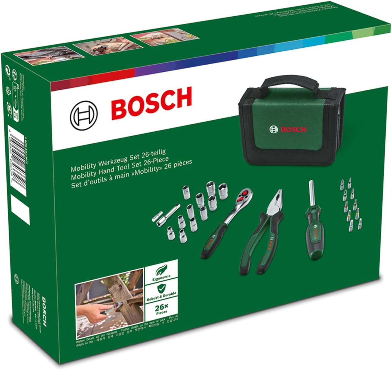 26-teiliges Handwerkzeug-Set, 26-tlg. Set