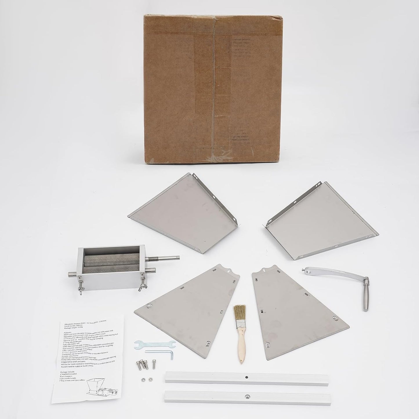Getreidemühle mit Handkurbel