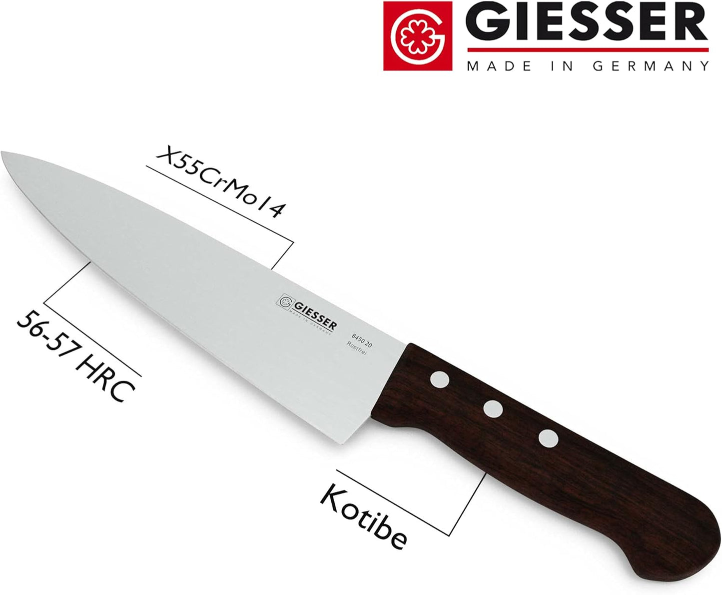 Kochmesser, Kotibe 20 cm Kochmesser