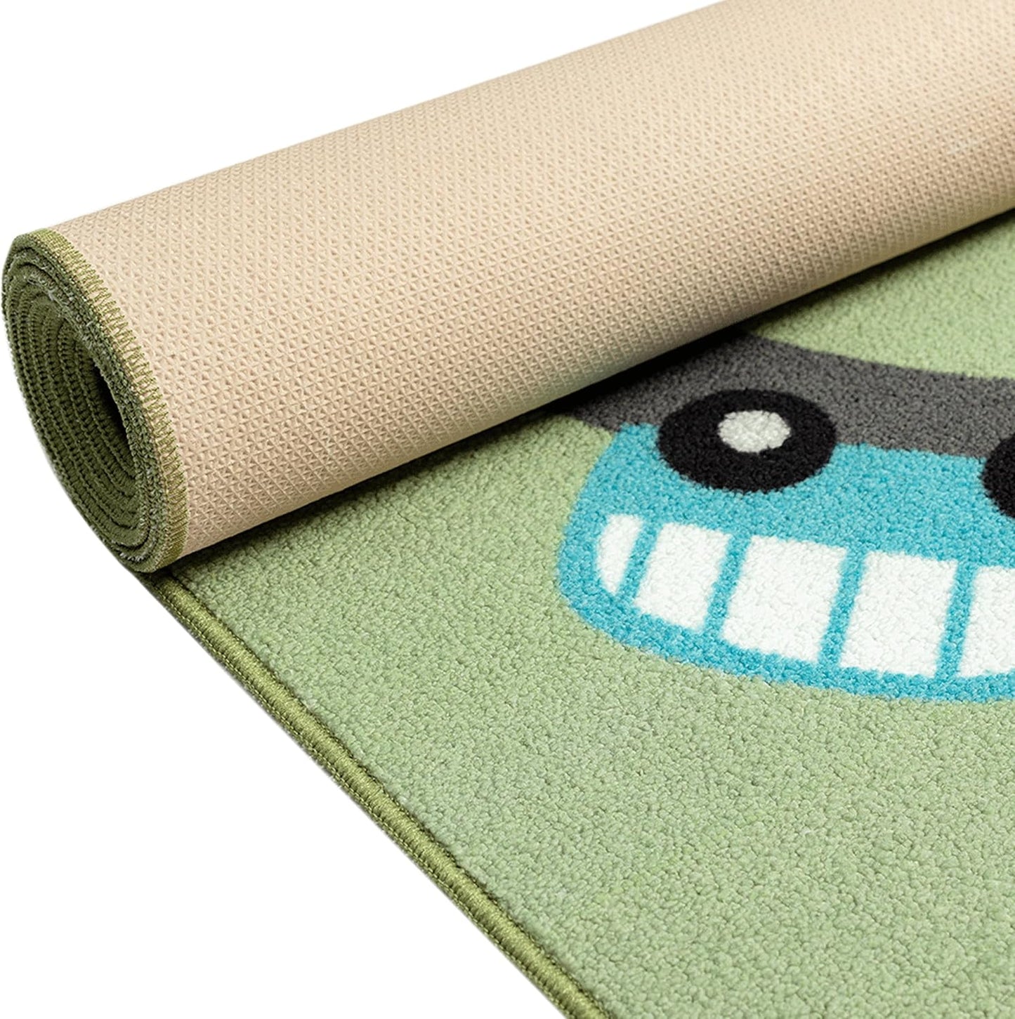 Kinderteppich Safari-Spielmatte, 80 x 150 cm (Läufer) Safari Grün