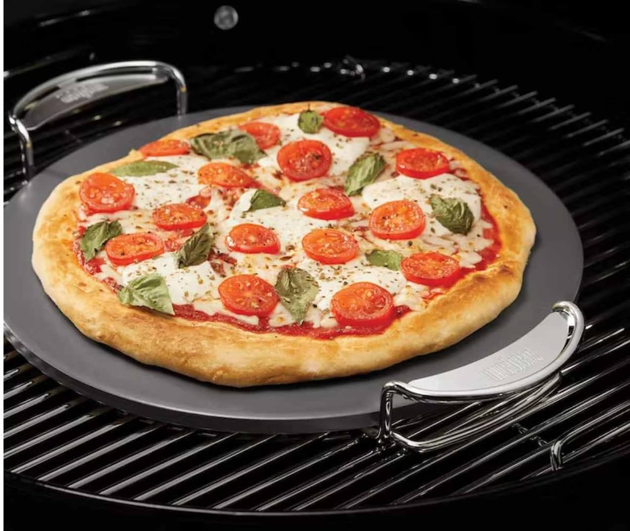 Glasierter Pizzastein