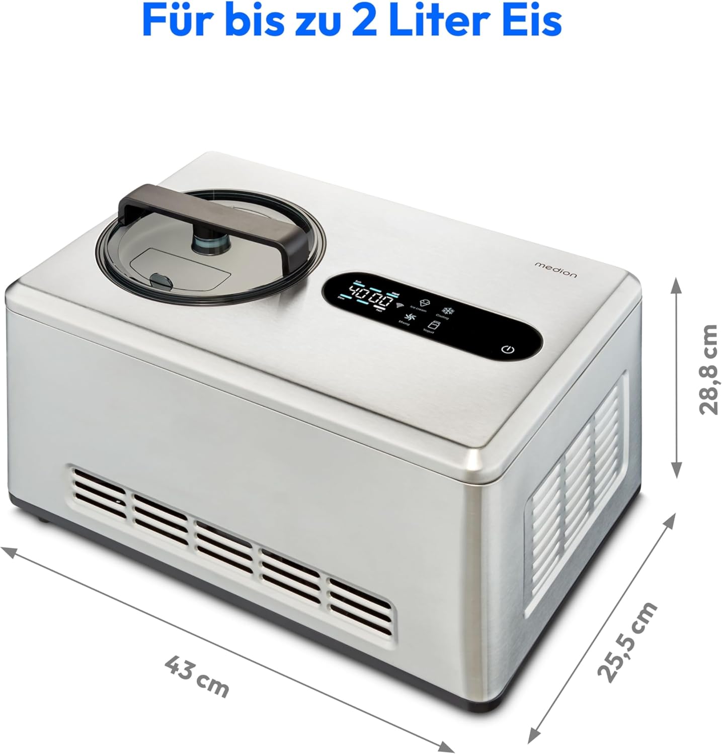 MD 12170 Eismaschine mit Kompressor