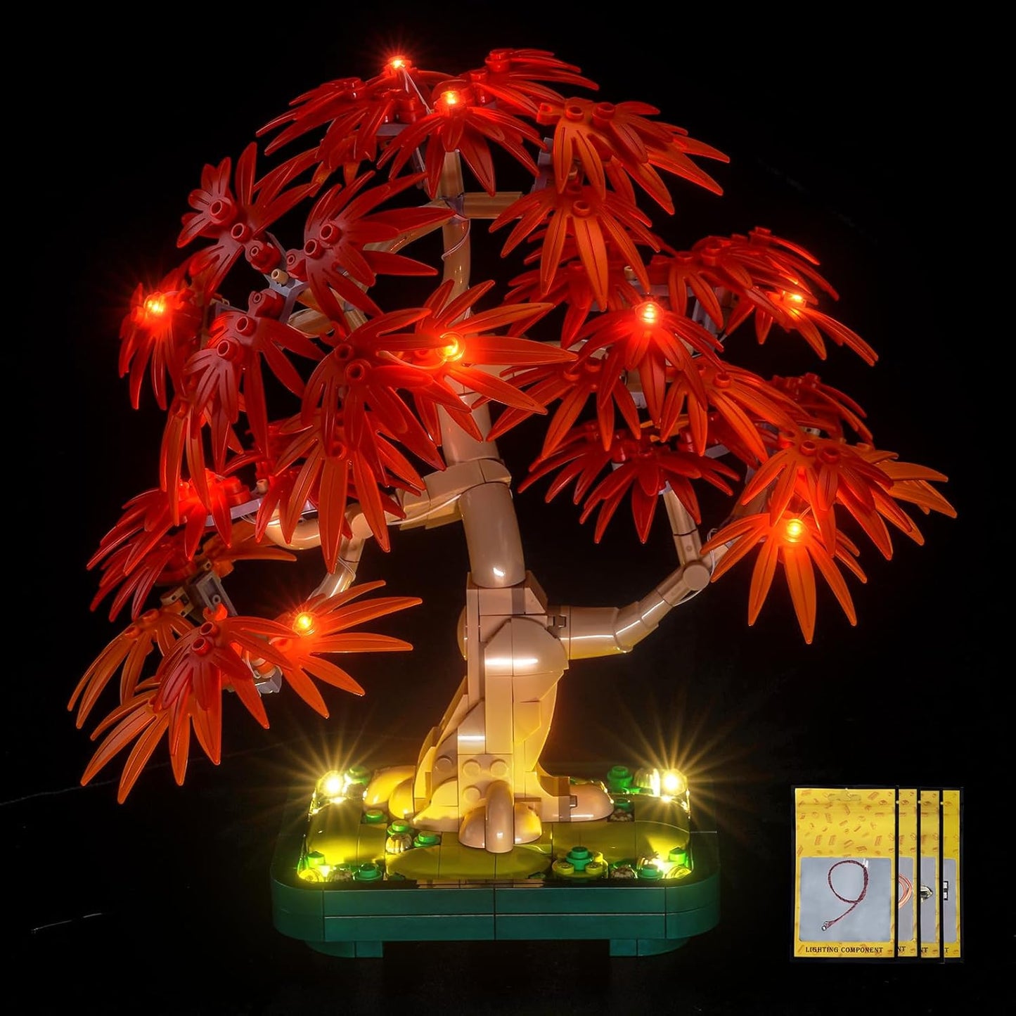 LED Licht Set für LEGO Japanischer Roter Ahorn - Bonsai-Baum (10348), 10348 Red Maple Bonsai Tree Update Version