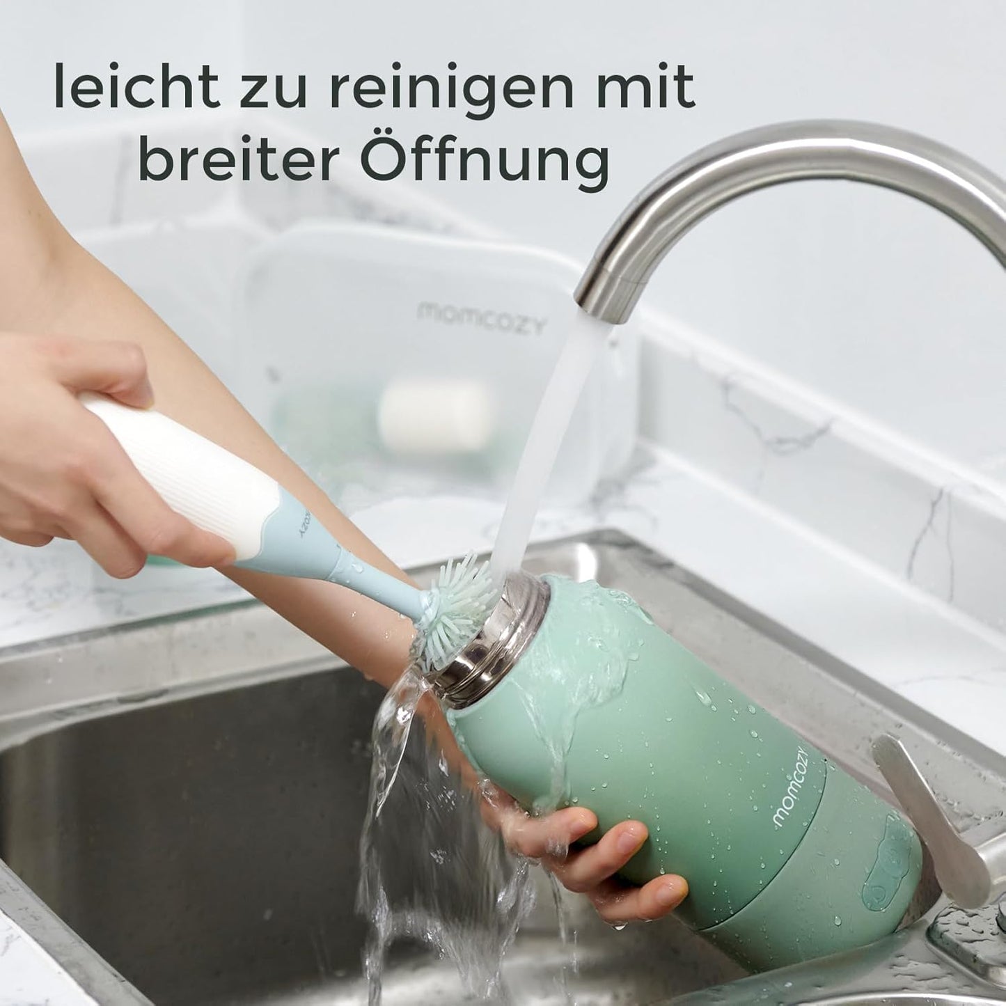 Tragbarer Flaschenwärmer, Grün