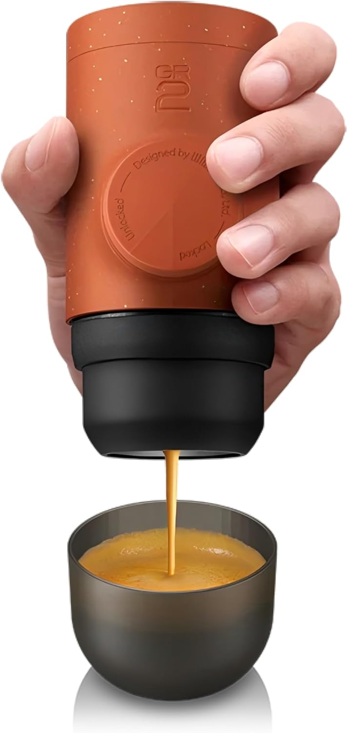 Reisekaffeemaschine, Kupferton