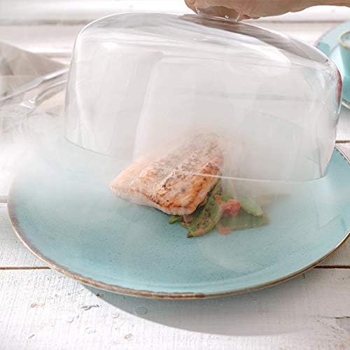 Glasglocke mit Knopf für Kuchen und Käse, Zubehör Glasglocke