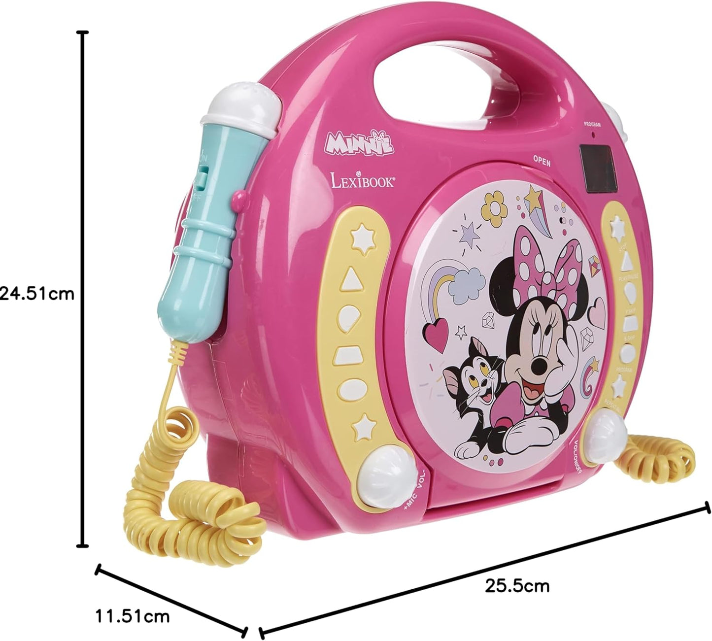 Disney Minnie CD-Spieler mit Karaoke-Funktion, Mickey Mouse