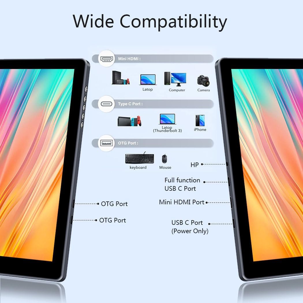 OLED Touchscreen-Monitor 13.3'', 2K OLED Touch