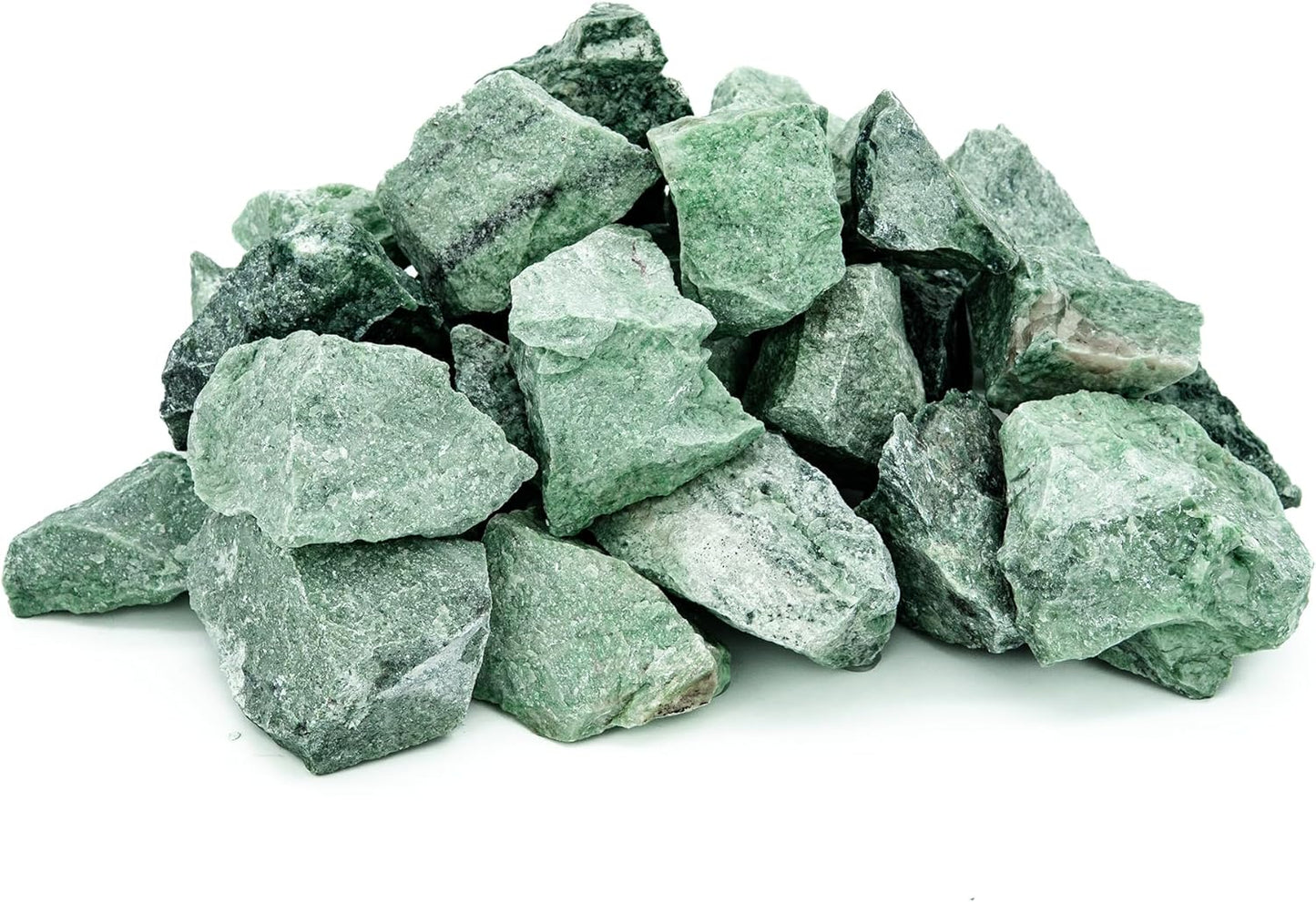 Saunasteine Jadeit, 15 kg, 3-5 cm