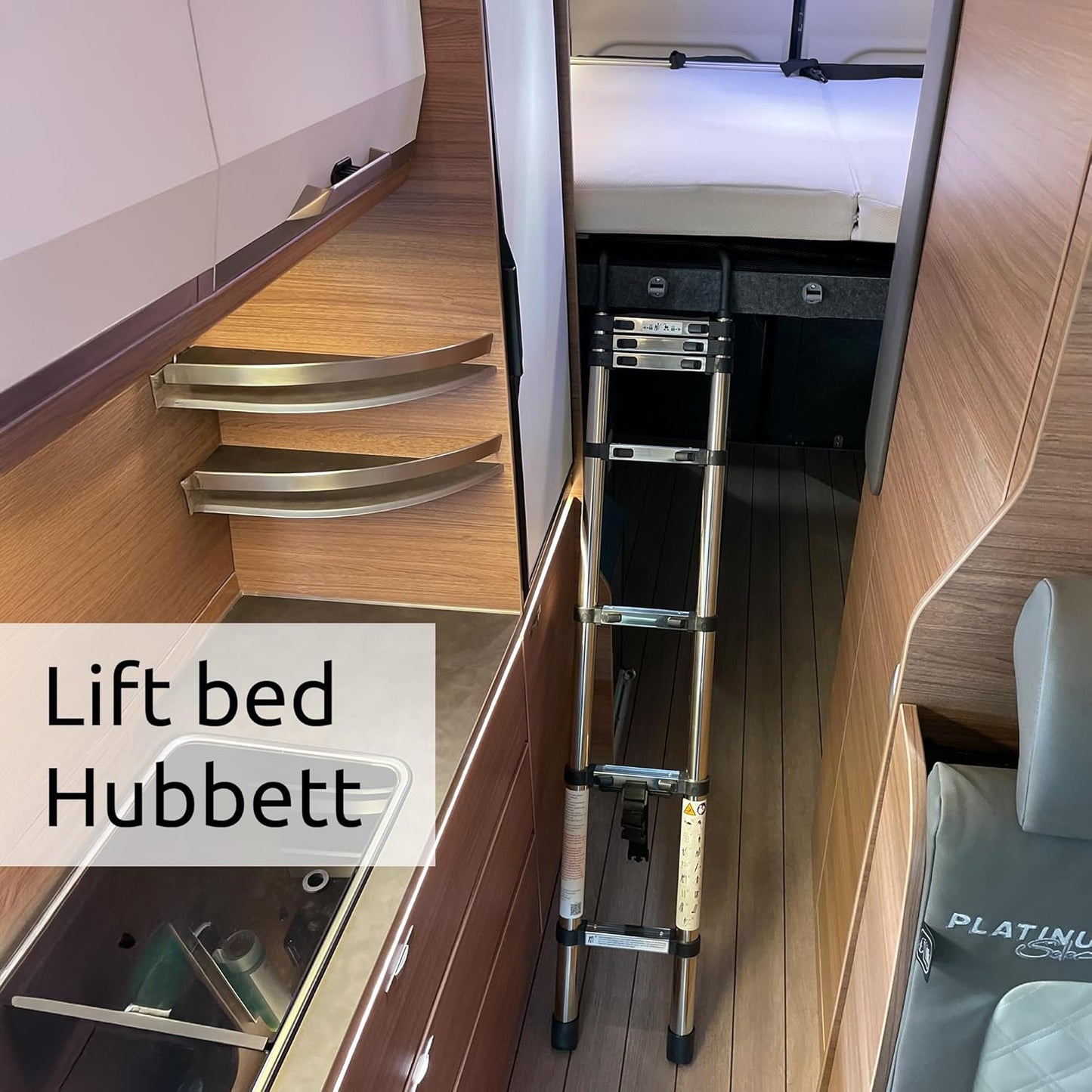 Teleskopleiter für Wohnmobil, Camper & Kastenwagen
