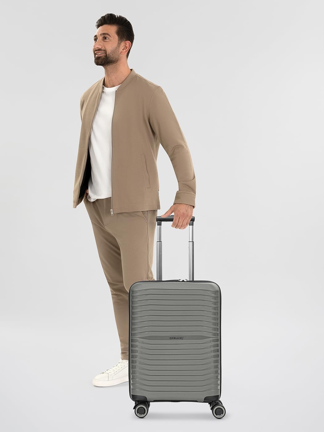 Shine 4 Rollen Kabinentrolley 55 cm, Grey|Koffer S (55 cm)