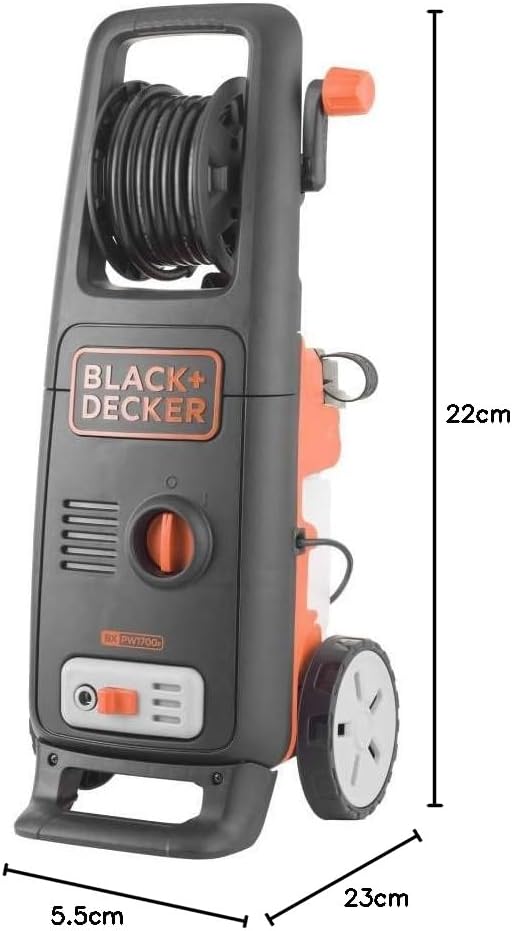 Hochdruckreiniger BXPW1700PE mit Patio Cleaner und Bürste, Deluxe 1700 W