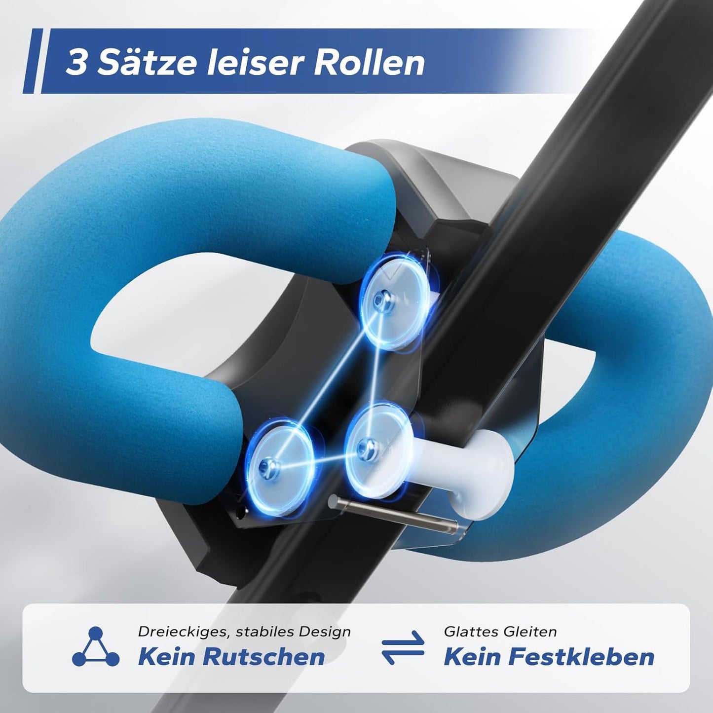 Bauchmuskeltrainer mit LCD-Monitor für Zuhause, Schwarz