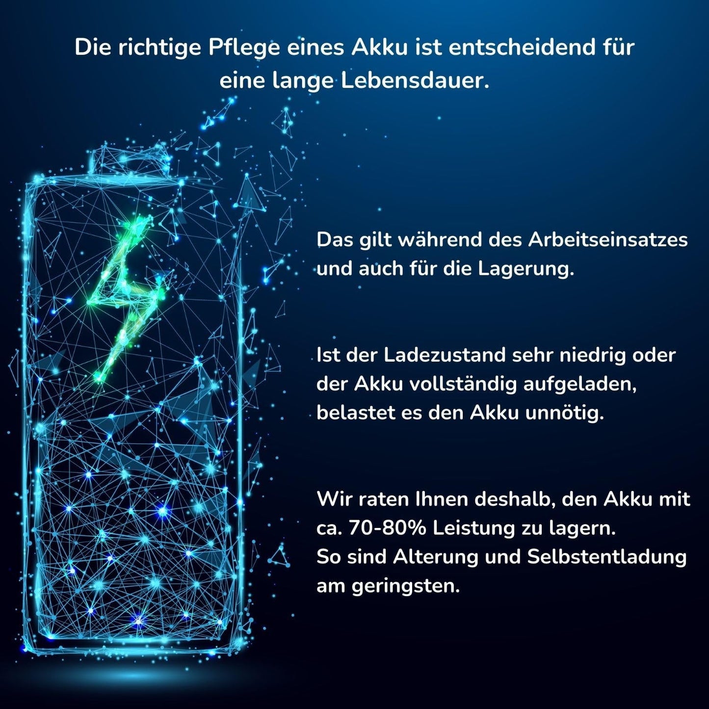 Deeper Sweeper Kabelloser Akku-Bodenreiniger mit LED-Licht