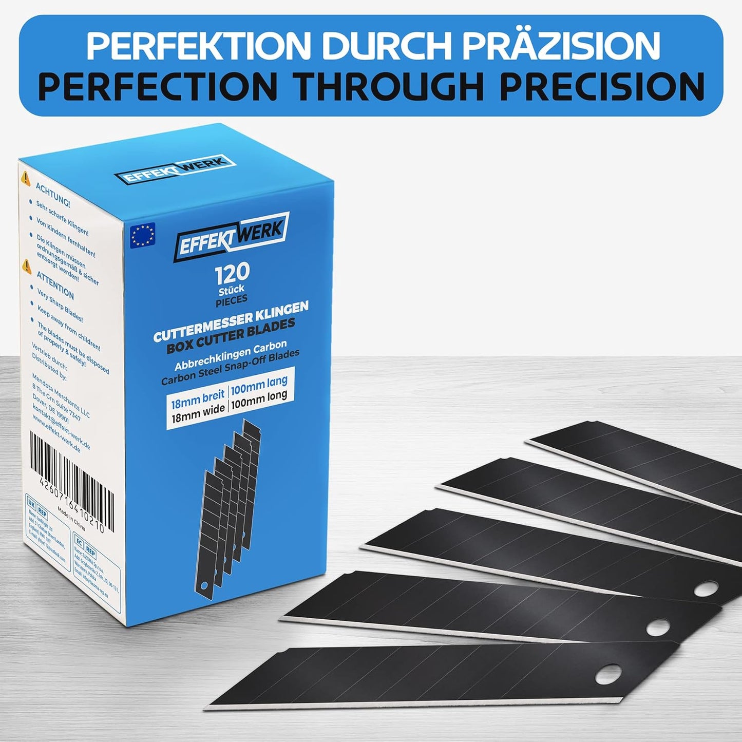 120x Abbrechklingen, 120er Klingen Set