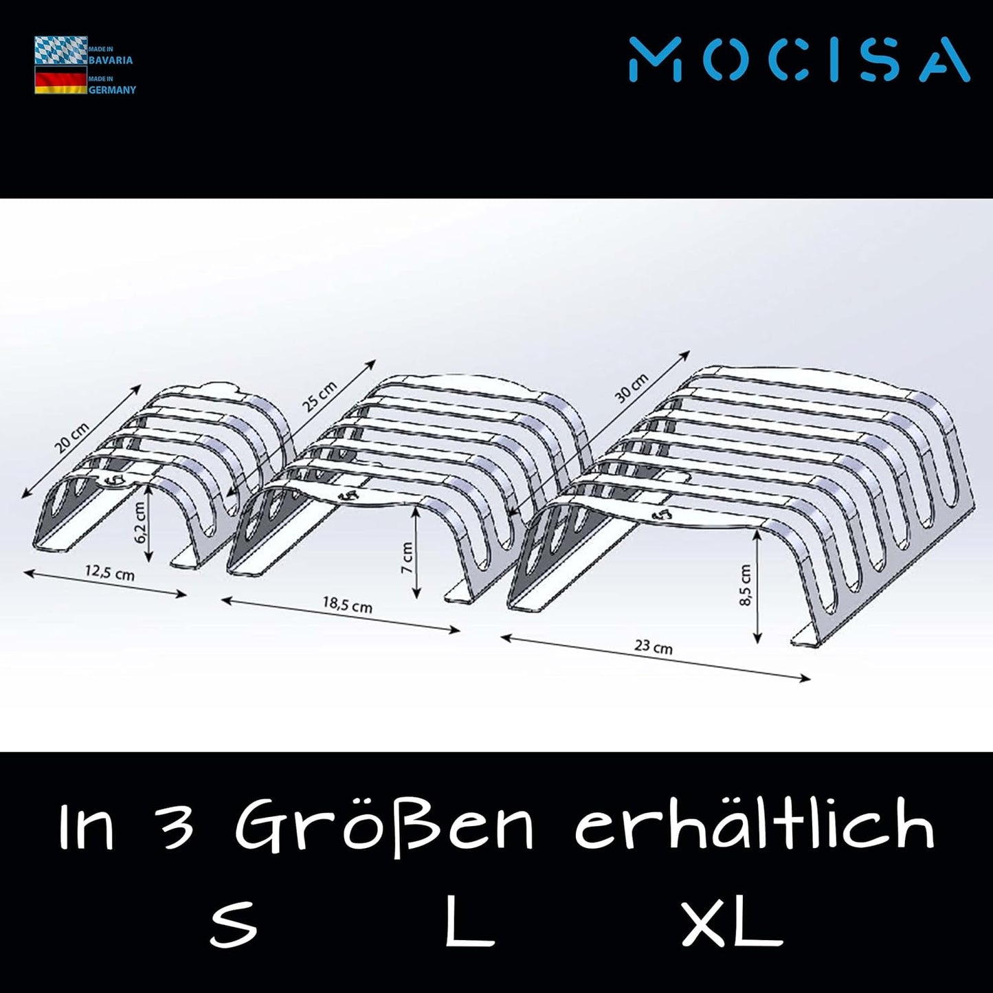 Rippchenhalter, 20cm | 4 Rippchen