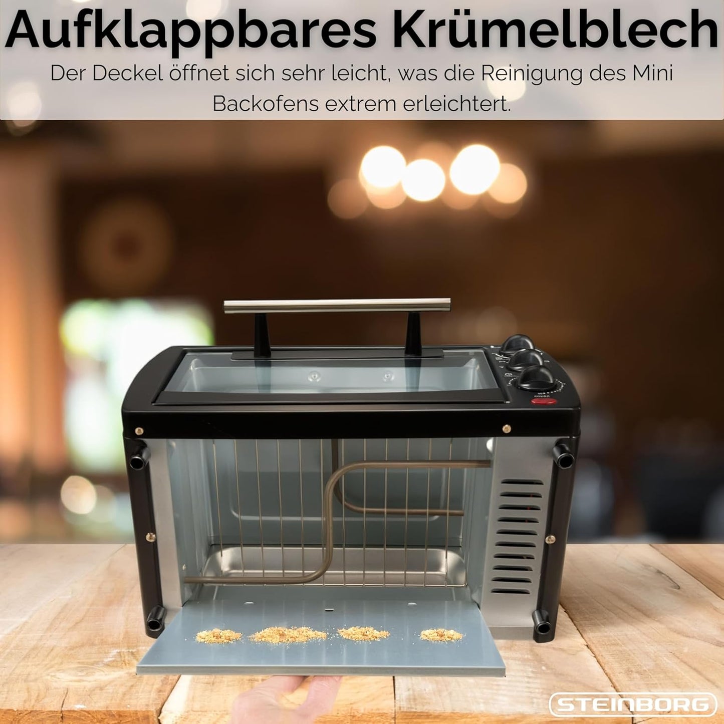 Mini-Backofen mit Timer