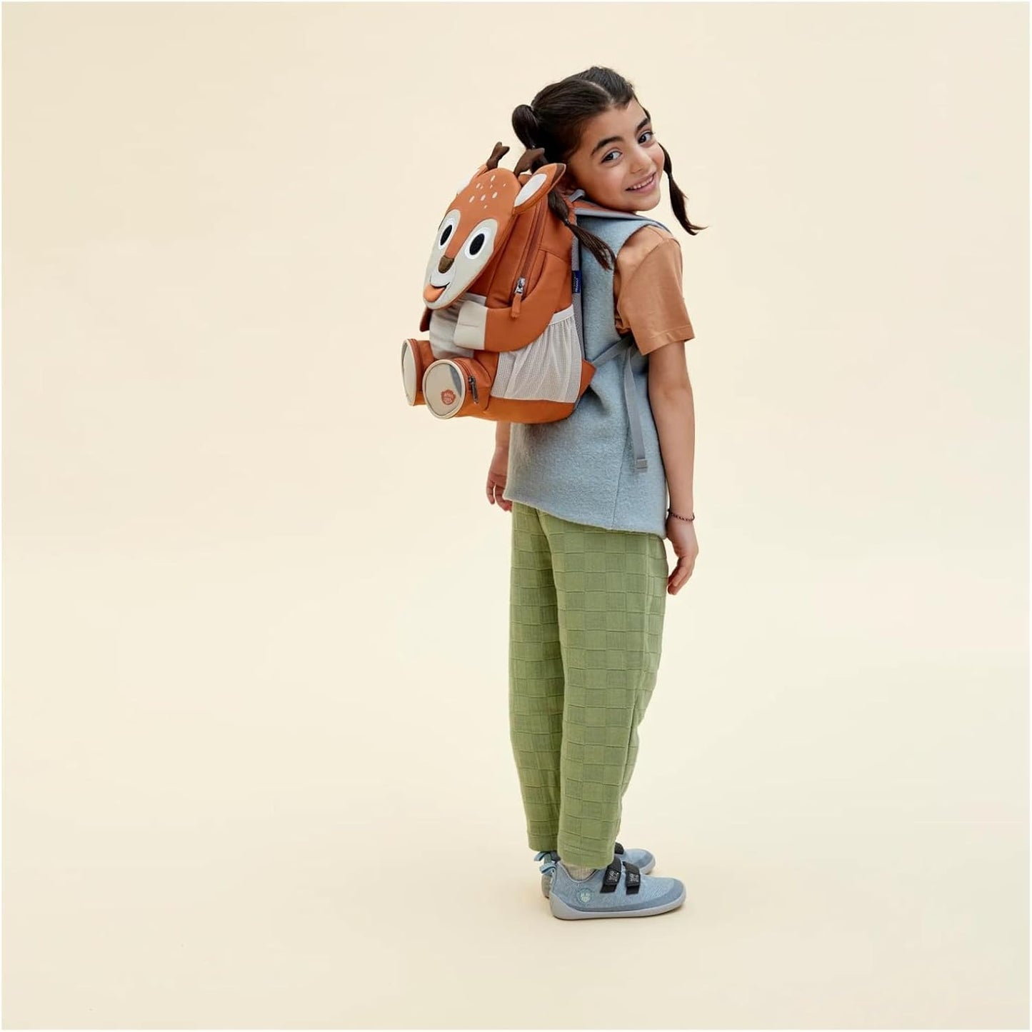 Kindergartenrucksack Grosser Freund, 8 L Reh - Braun
