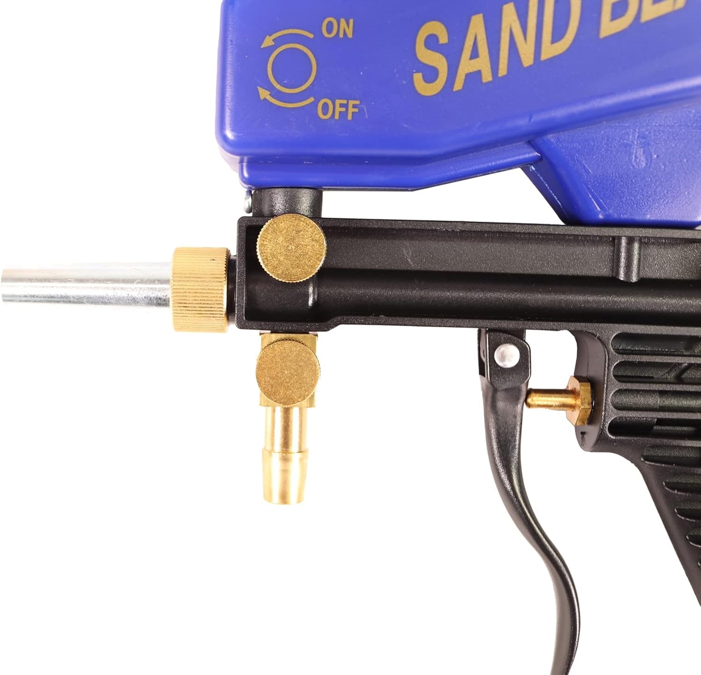 Druckluft-Sandstrahlpistole mit Tank und Schlauch, Sandstrahlpistole pro (198 l/min)