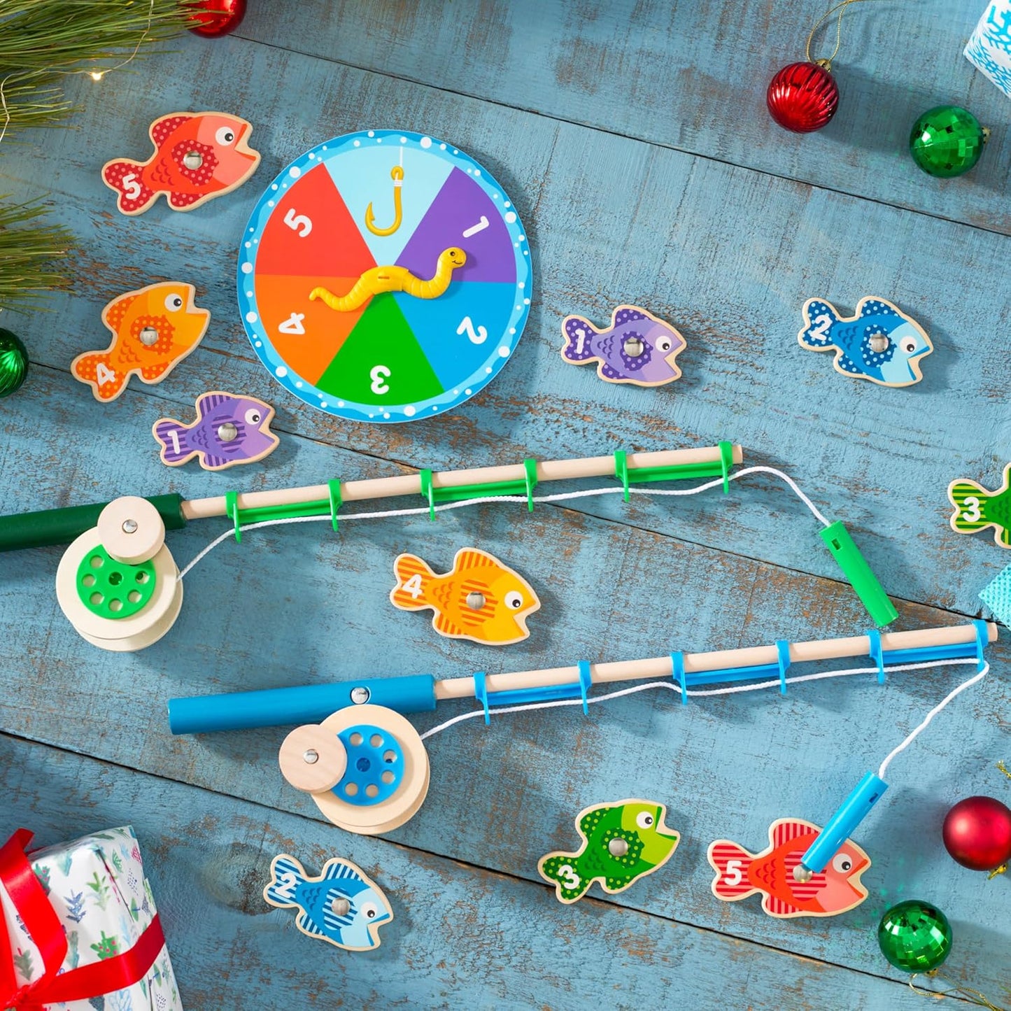 Catch & Count Fishing Game, Easy-Open Packaging