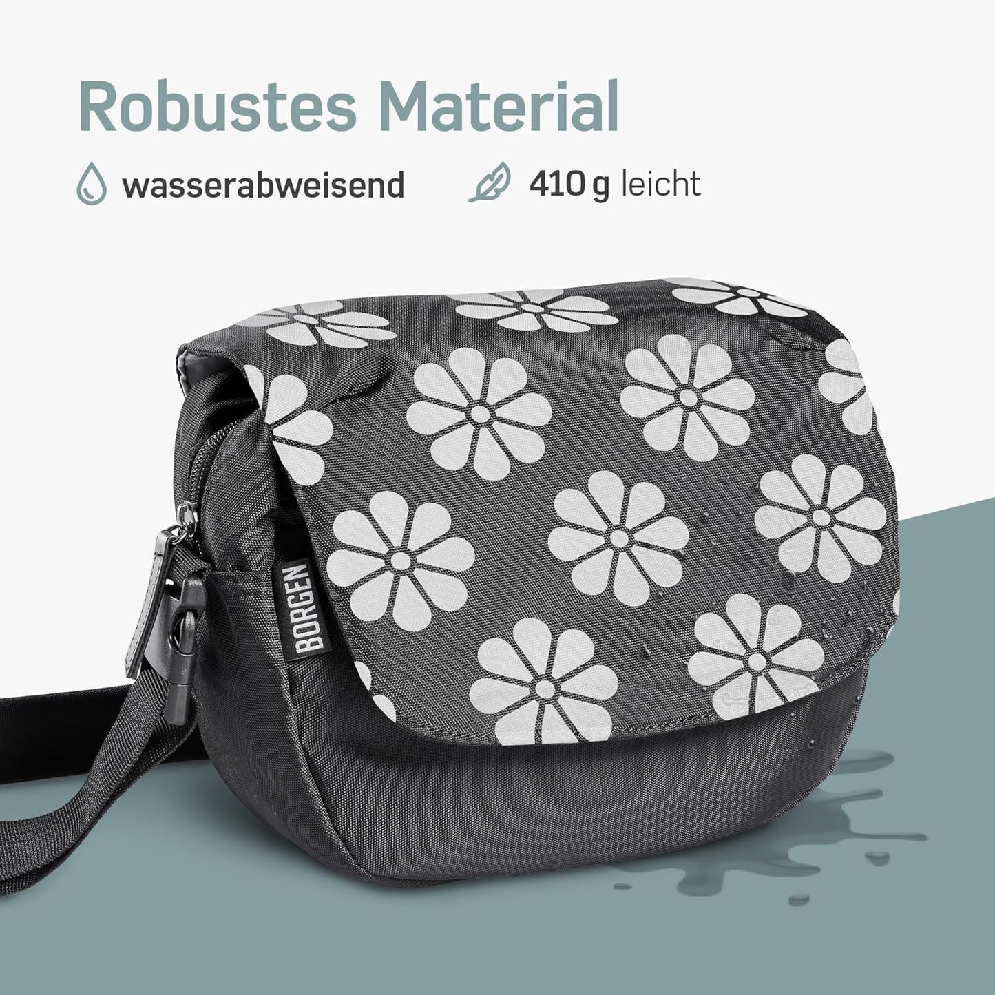 Lenkertasche KLICKfix, Mit Adapter, Blume Reflektor