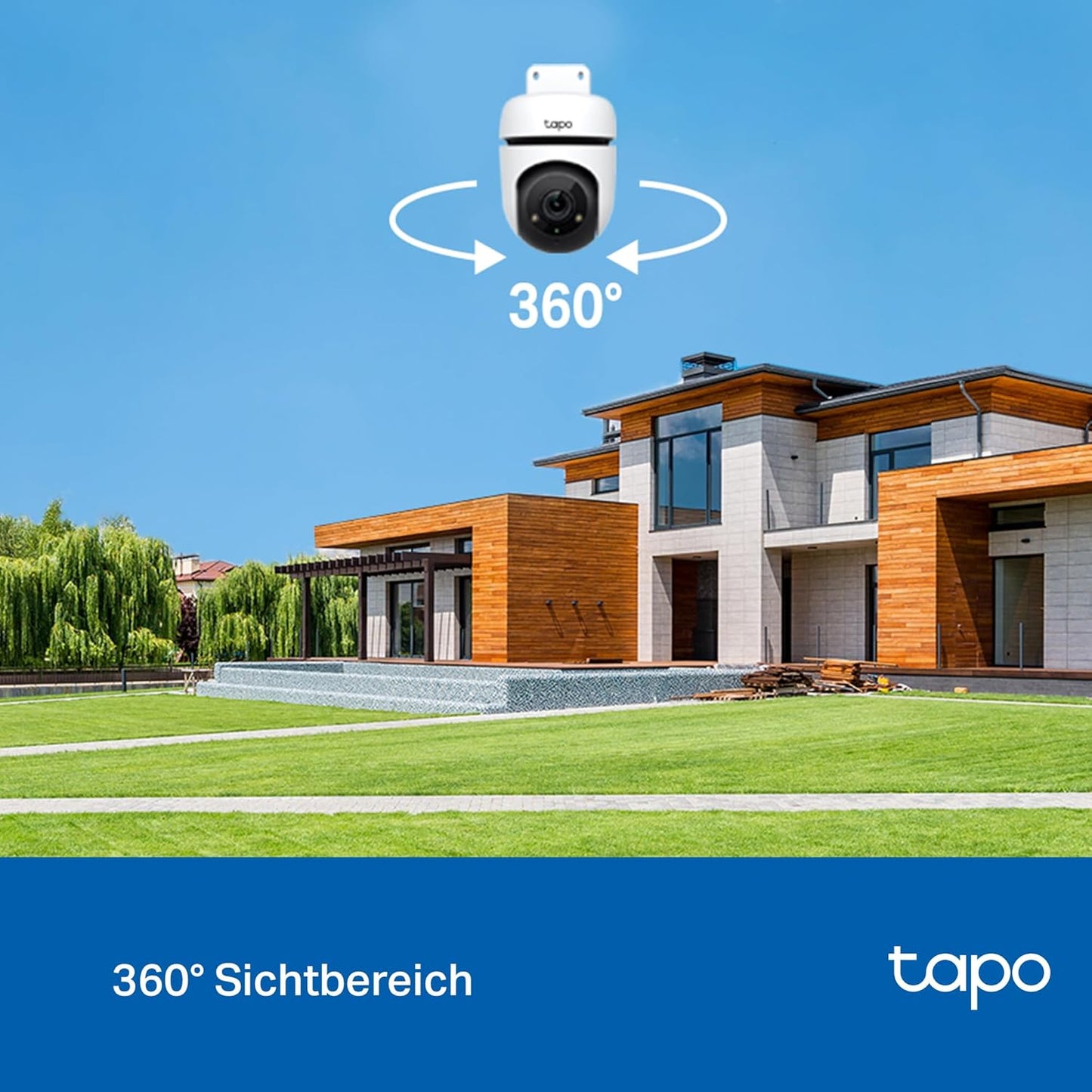 Tapo C500 FHD 360° Outdoor Kamera MicroSD, 2MP 360°