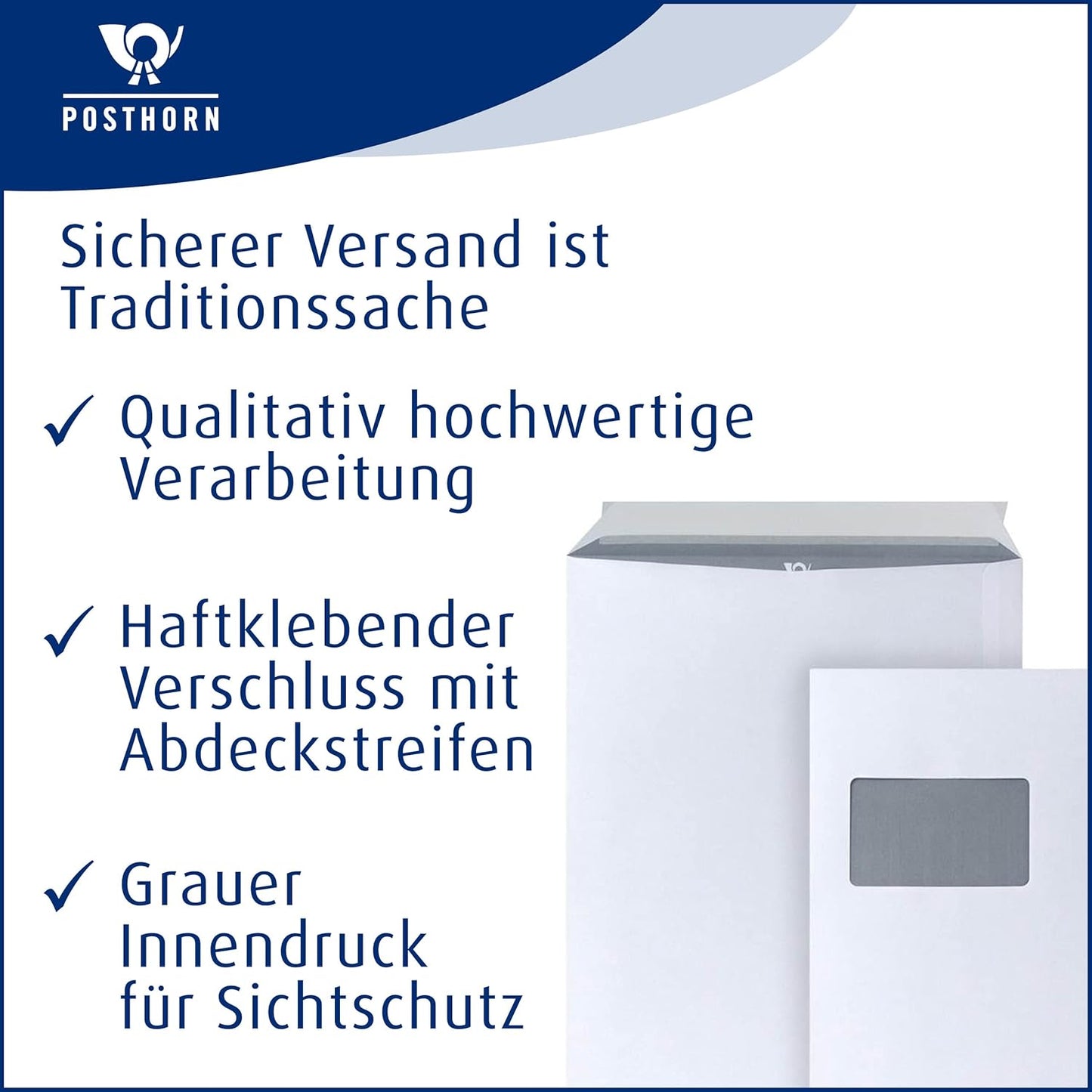 C4 Versandtaschen mit Fenster