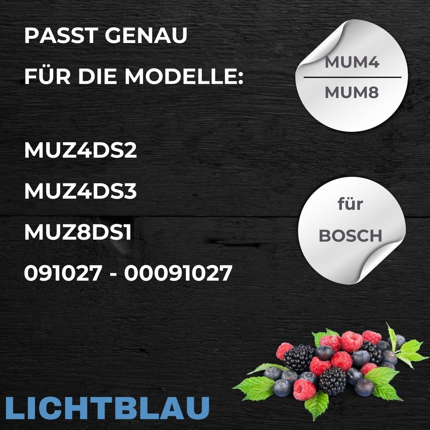 2er-Set Durchlaufschnitzler für Bosch Küchenmaschine MUM4 & MUM8, 2 x 091027