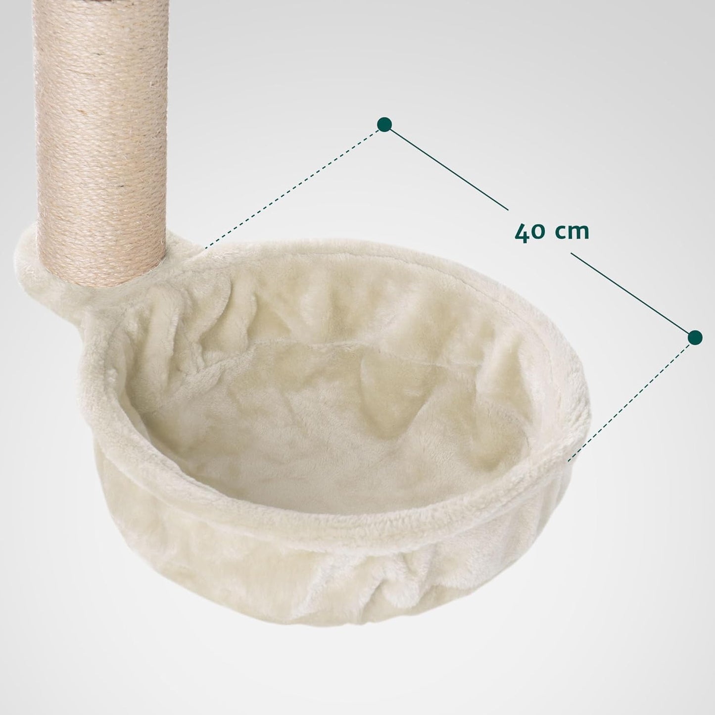 Liegemulde für Kratzbaum, Creme