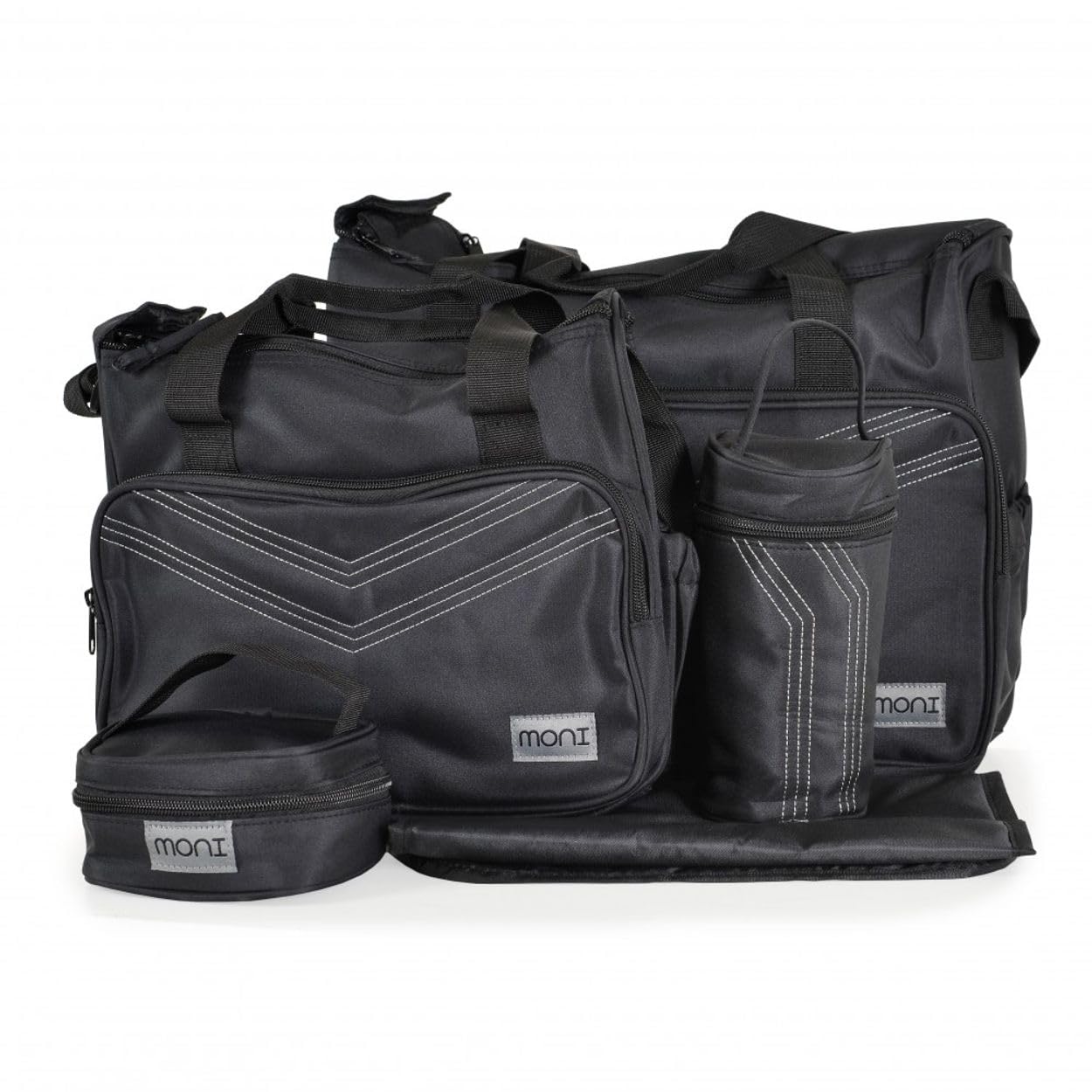 Wickeltasche Stella, Schwarz