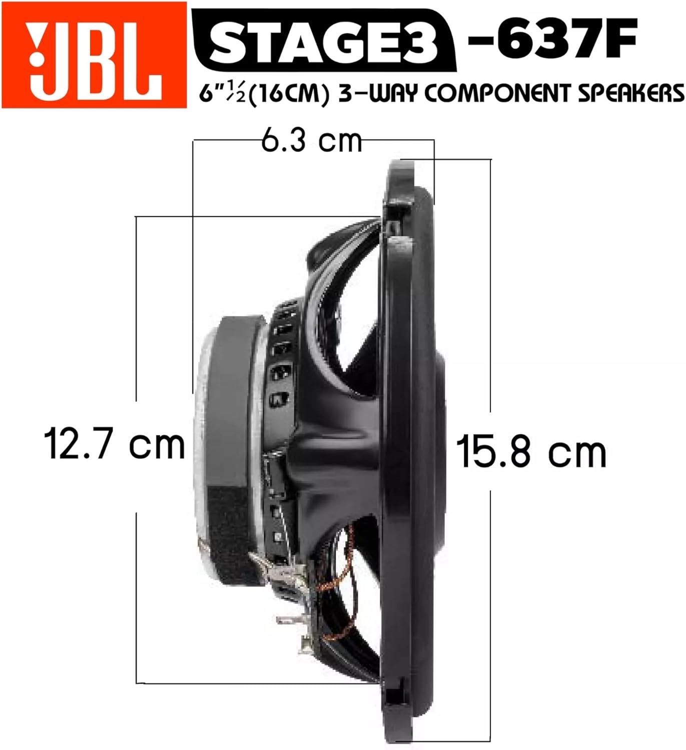 Stage3 637F 3-Wege Auto Lautsprecher Set