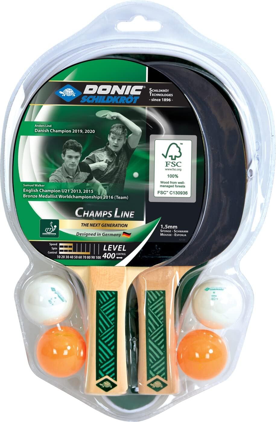 Tischtennis Set Champs 400 Cover