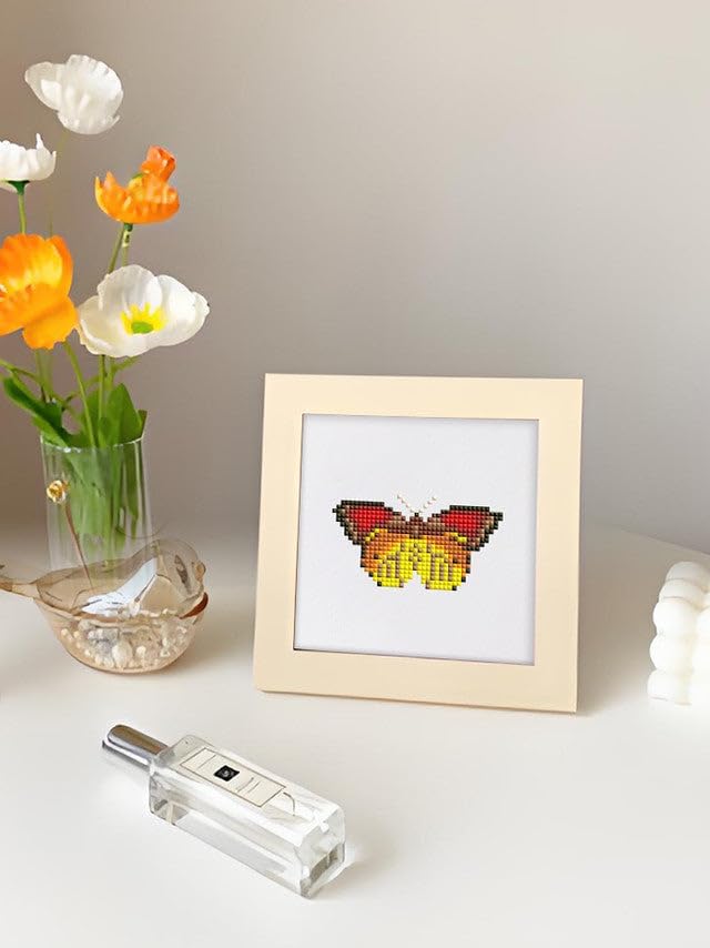 Mini Serie Diamond Painting Set mit 12 Stück, Schmetterlinge PROBLEMYOUMUSTCHECK