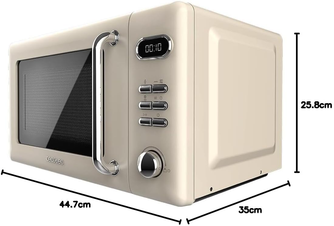 Digitale Mikrowelle mit Grill 01714, Digital | Grill Serie 51 Beige