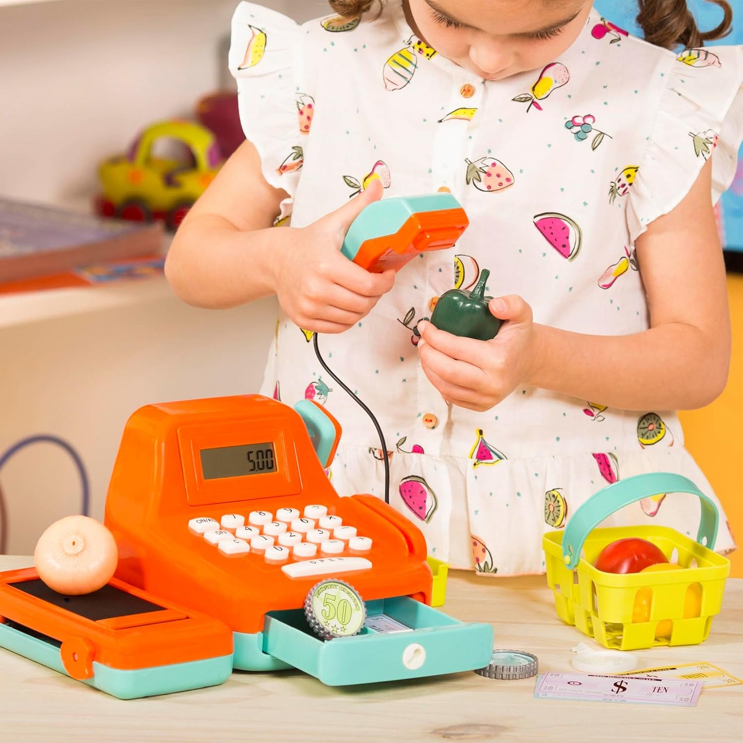 Spielkasse mit Scanner und Sound, 26 Teile