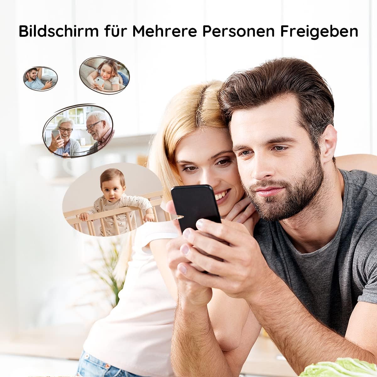 Babyphone mit 2 Kameras und 2K HD Bildqualität, Dual Kamera Modelle