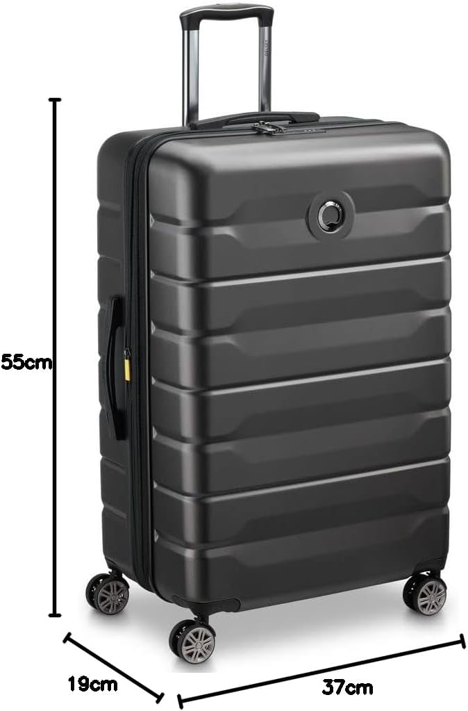 3-teiliges Koffer-Set Air Armour, SET DE 3 VALISES Schwarz