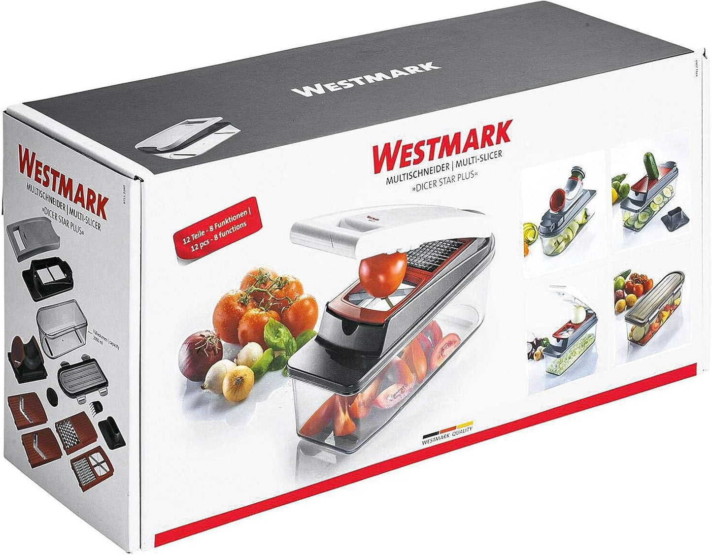 Dicer Star Plus - Gemüseschneider mit 5 Einsätzen, Dicer Star Plus