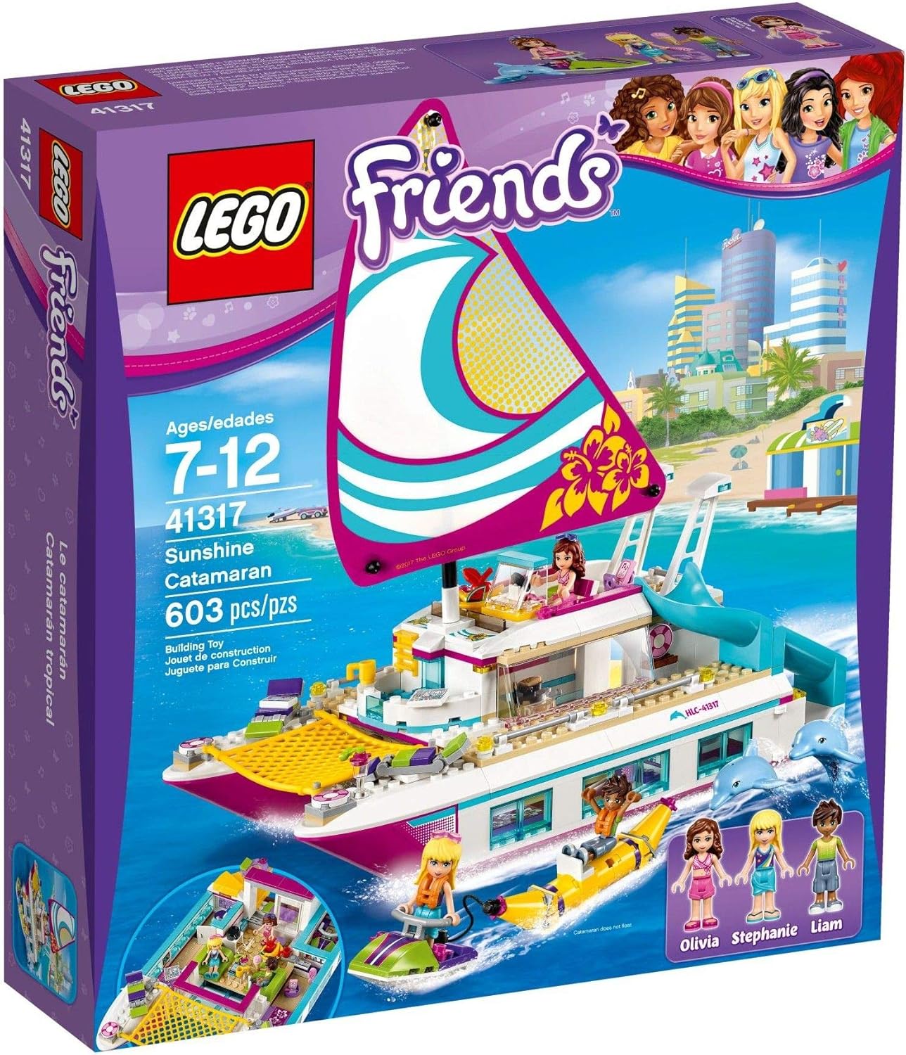 Sonnenschein-Katamaran