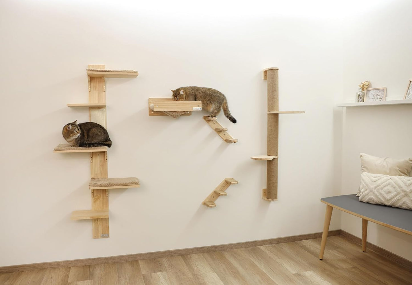 Hängematte Timber für Katzen, Wandhängematte