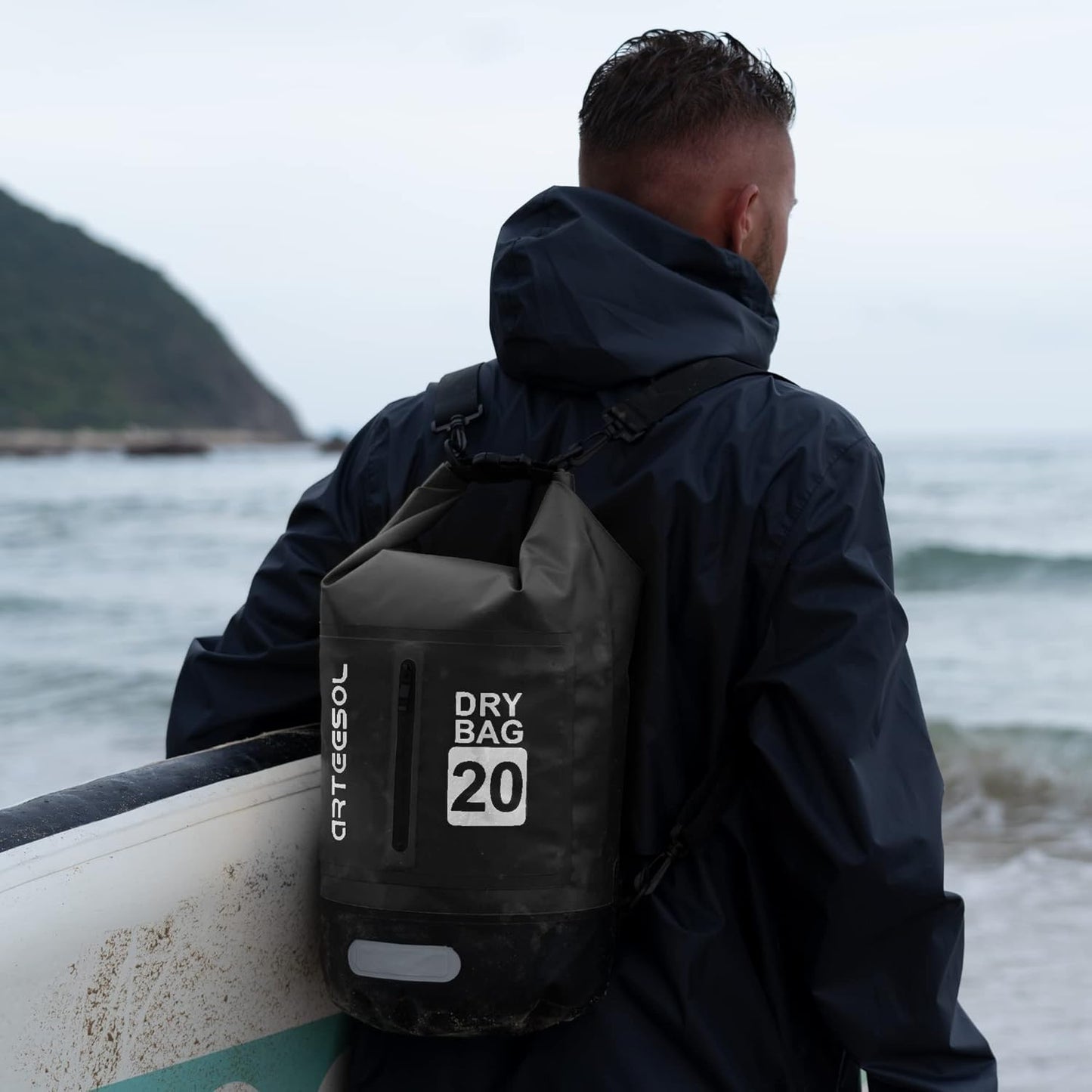 Dry Bag, Schwarz 30L