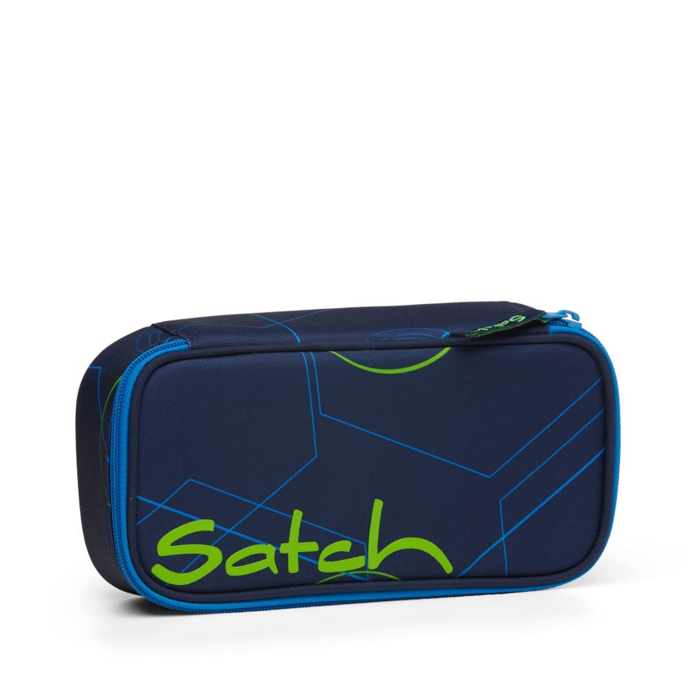 Schlamperbox mit Trennfach, Blue Tech - Dunkelblau