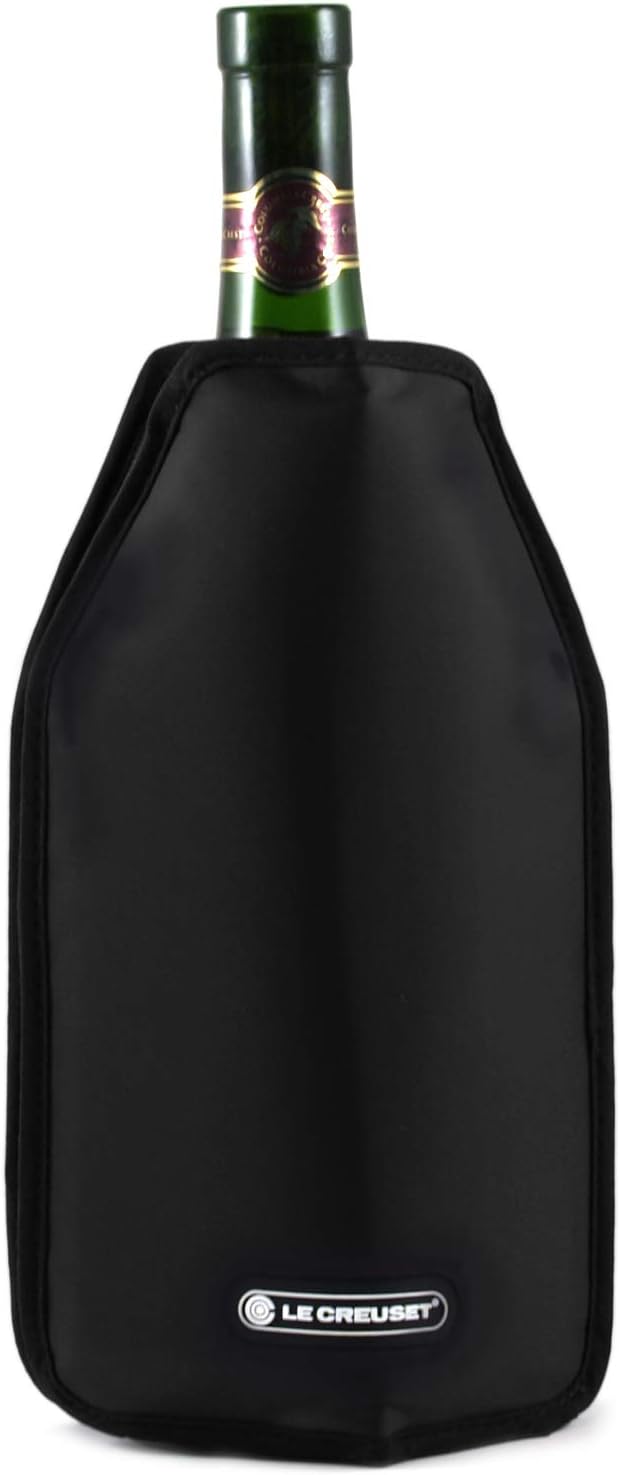 Aktiv-Weinkühler für Wein oder Champagner, Schwarz Matt