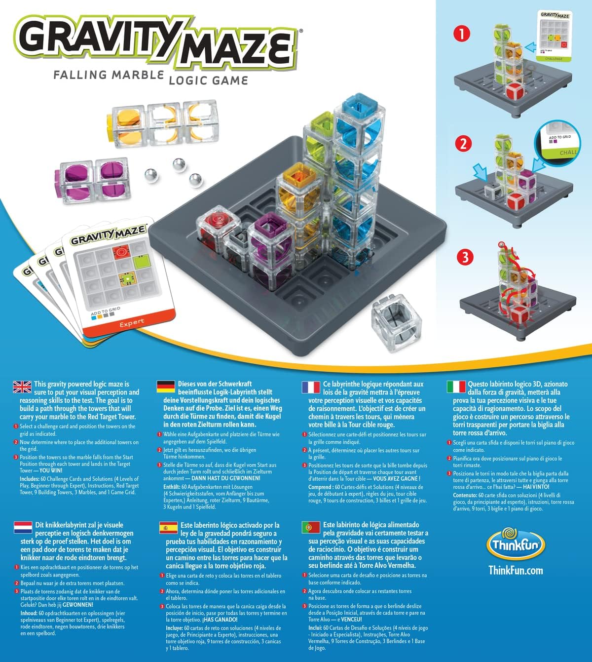 Gravity Maze Kugellabyrinth, Einzeln