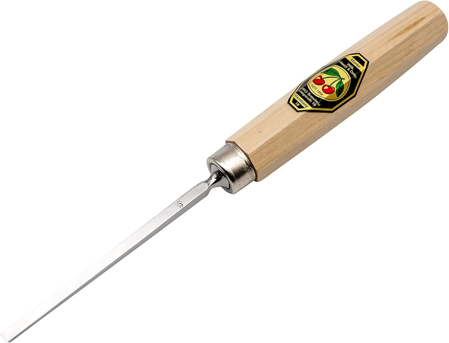 Kerbschnitzbeitel 4mm, gerade Klinge