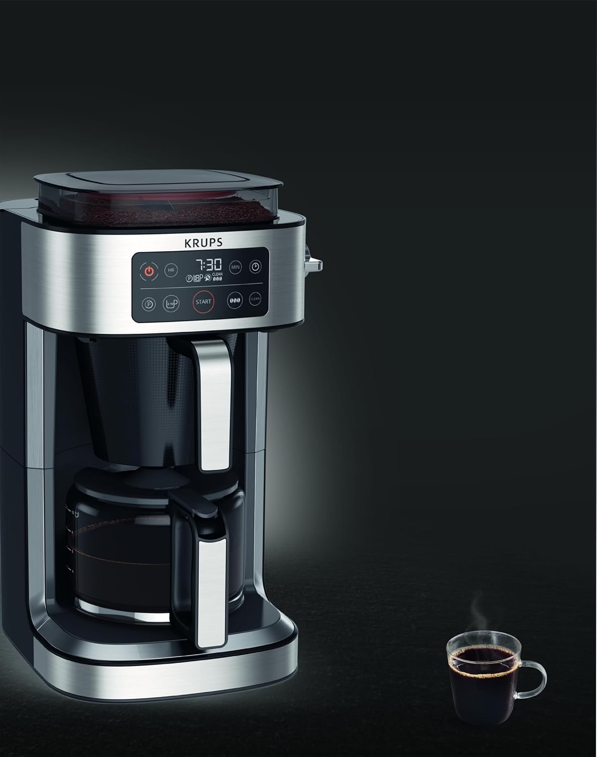 KM760D Aroma Partner Filterkaffeemaschine (2-10 Tassen), Automatische Kaffeemessung
