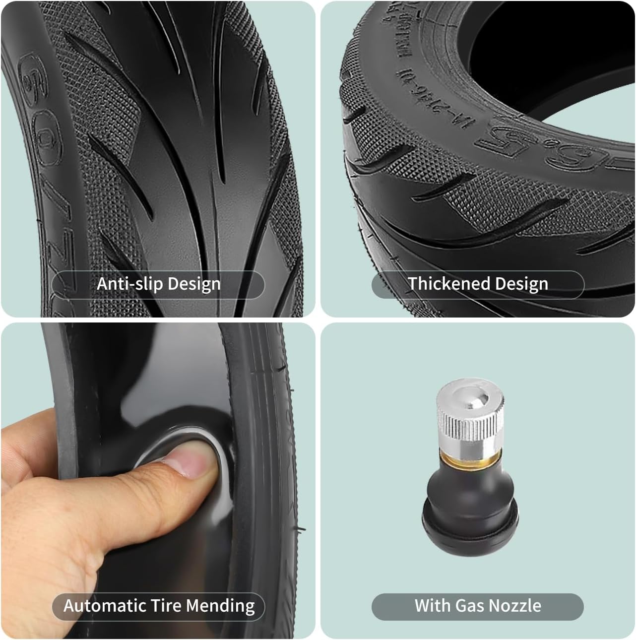 2er-Set Reifen für Segway Ninebot G30/G30 Max Scooter, 2 Stück