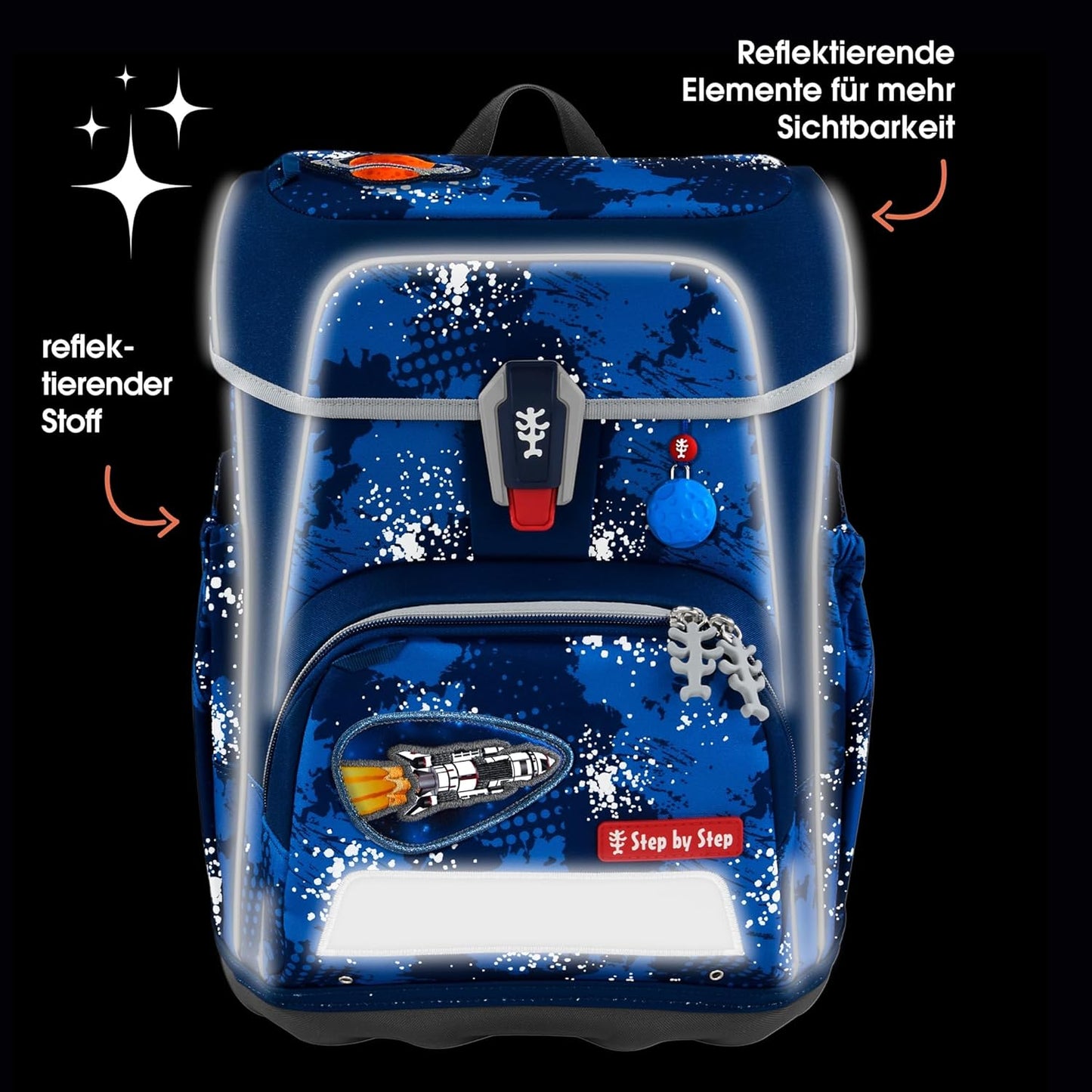 Schulranzen-Set Rocket Novo, Rocket Novo - Blau
