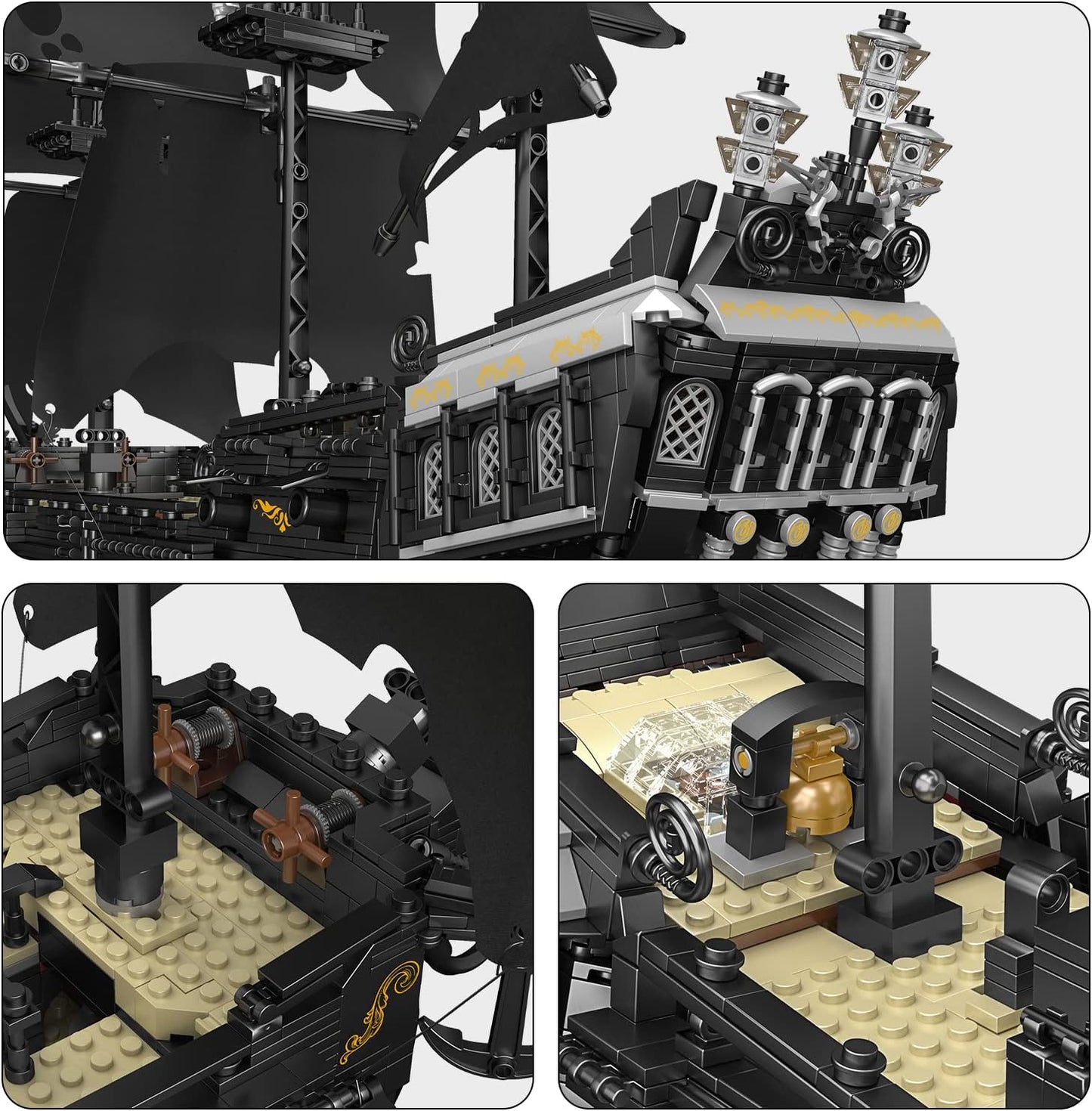 Technik Piratenschiff, Black Pearl Piratenschiff