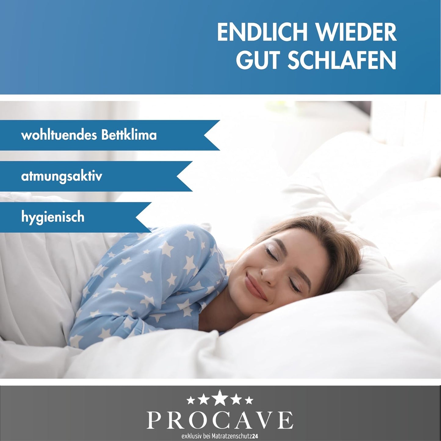 Matratzenbezug (60x190cm), 60x190cm|Höhe 16-22 cm